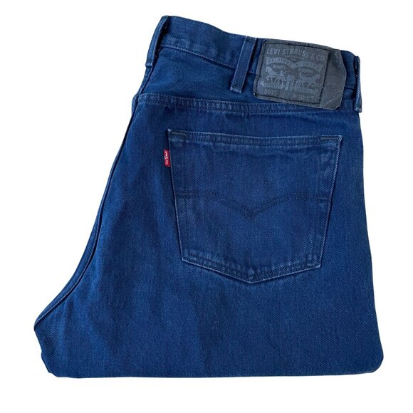 Levis' 501 Original Fit Indigo Blue Jeans Men's Size 40x30 Button Fly - Picture 1 of 7